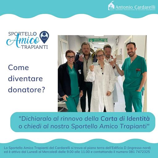 Salute, oggi giornata nazionale per la donazione organi e tessuti