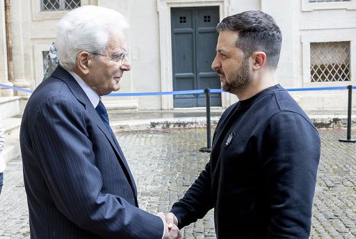 Zelensky da Mattarella e Meloni, Italia ribadisce pieno sostegno