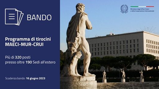 Università, bando per 329 tirocini in ambito diplomatico