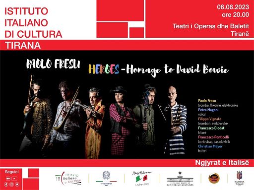 IIC Tirana: “Heroes – Omaggio a David Bowie” di Paolo Fresu