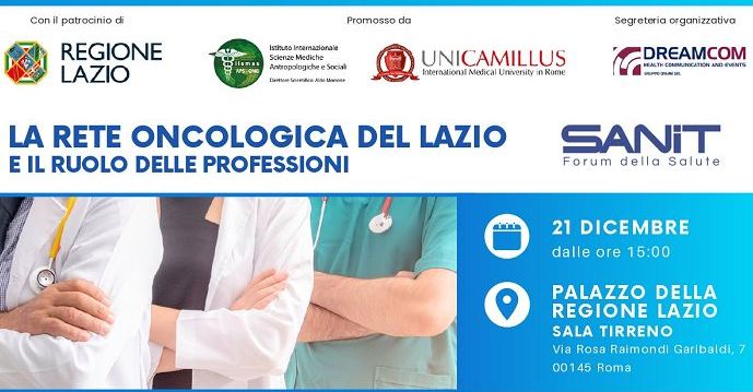 Sanità Lazio, convegno su rete oncologica e ruolo professioni