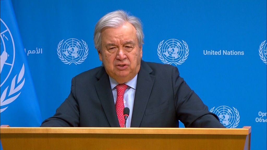 Il segretario generale dell’Onu Guterres: nulla può giustificare l’orribile attacco di Hamas del 7 ottobre