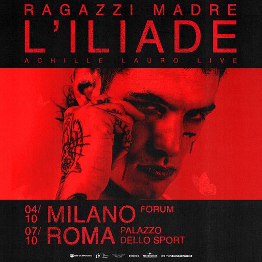 Achille Lauro annuncia due nuovi eventi dal vivo a Milano e Roma