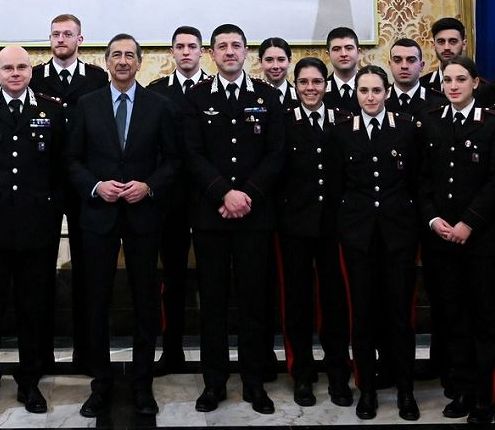 Milano, Sala incontra nuovi carabinieri del comando provinciale