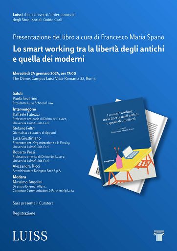 Smart working: alla Luiss un volume ne esplora le potenzialità