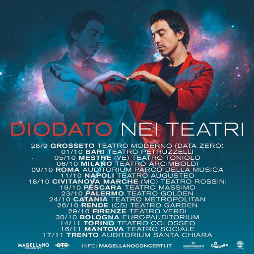 Un tour nei teatri per Diodato dopo il Festival di Sanremo