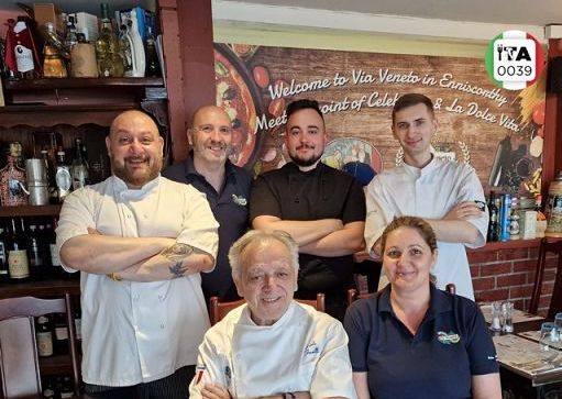 ITA0039: per ristorante “Via Veneto” in Irlanda certificazione platinum