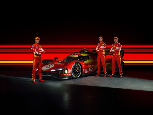 Ferrari svela la livrea 2024 delle 499P in gara nel Fia Wec Hypercar