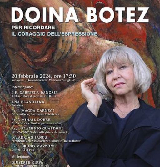 A un anno dalla scomparsa l’evento per ricordare Doina Botez a Roma