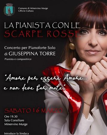 Pianista Giuseppina Torre in concerto per l’evento “Donne per sempre”