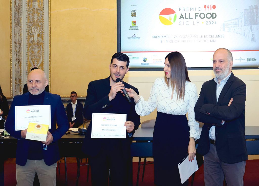 A Mario Fiasconaro Premio All Food Sicily come pasticciere dell’anno