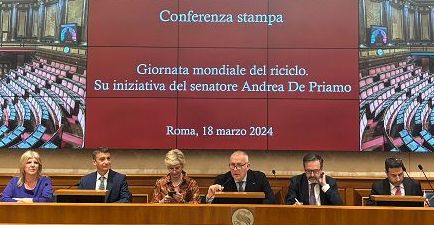 Giornata Riciclo, iniziativa al Senato su filiera eccellenza