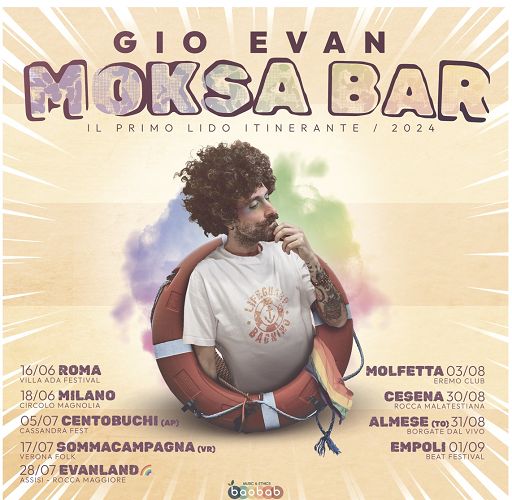 Musica, Gio Evan torna sul palco con “Moksa Bar”