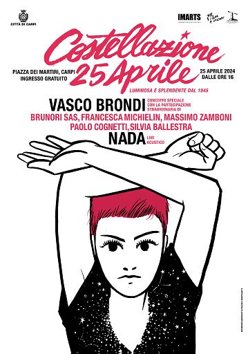 Vasco Brondi Direttore artistico di “Costellazione 25 aprile”