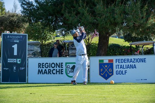 Open d’Italia Disabili, al Conero Golf Club Perrino è il leader