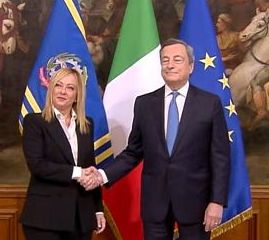 Meloni: parlare ora di Draghi è filosofia, spero da Giugno Ue diversa