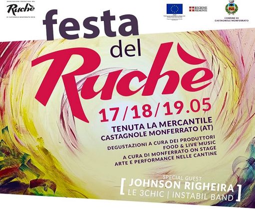 Vino, da 17 a 19 maggio a Castagnole Monferrato c’è “Festa del Ruchè”