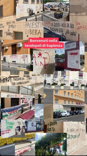 Studenti Sapienza: basta atti vandalici e violenza manifestanti