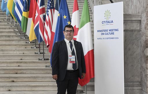 G7 Cultura, applausi dei giornalisti al capo ufficio stampa MiC