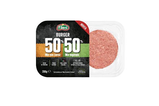 Fileni punta ai flexitariani con burger e polpette al 50% vegetali