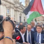 Ddl sicurezza, alla manifestazione foto Conte-Bonelli-Fratoianni