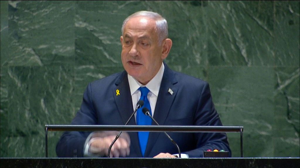 Netanyahu all’Onu: “Avanti fino alla vittoria totale”. E lancia un avvertimento all’Iran