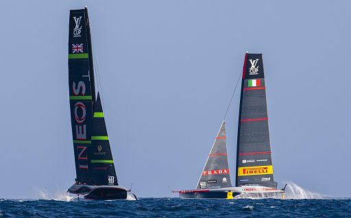 Vela, Louis Vuitton Cup. Poco vento, terza regata non assegnata