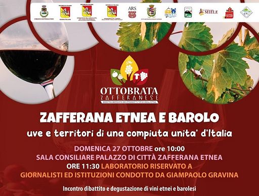 Vino, Zafferana Etnea e Barolo: l’unità attraverso la viticultura