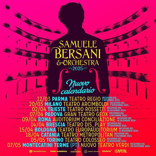 Samuele Bersani: stop al tour per problemi di salute