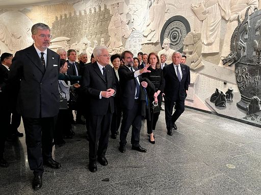 Italia-Cina, Mattarella a Pechino visita mostra al World Art Museum