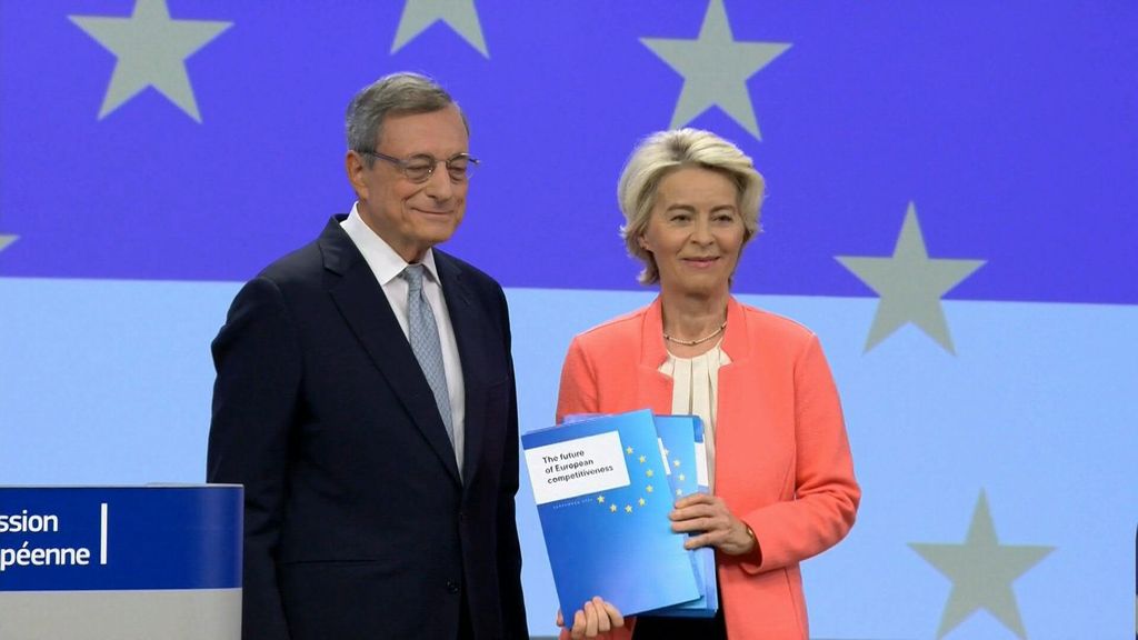 Ue, von der Leyen: rapporto Draghi focus del summit a Budapest