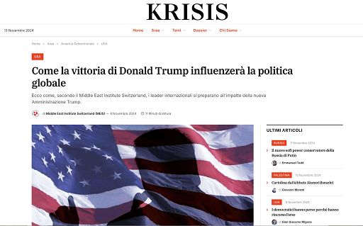 Nasce “Krisis”, l’online per una nuova prospettiva su crisi globali