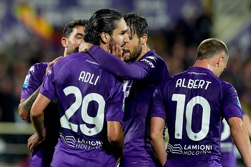 Como-Fiorentina 0-2, settimo successo di fila per i viola