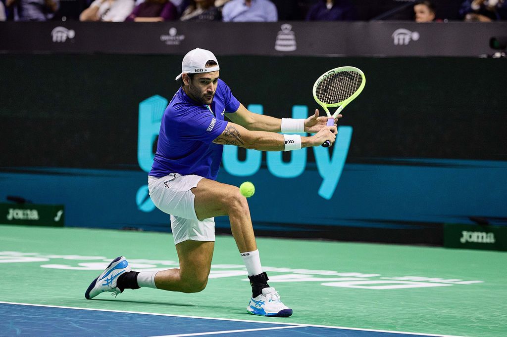 Finale Coppa Davis, Berrettini conquista il primo set contrpo l’Olanda