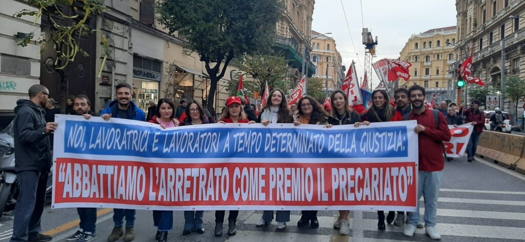 Manifestazione dei lavoratori precari del PNRR: la stabilizzazione al centro delle richieste