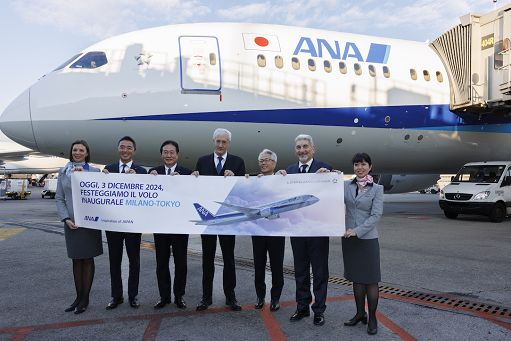 All Nippon Airways inaugura volo diretto Milano Malpensa-Tokyo Haneda